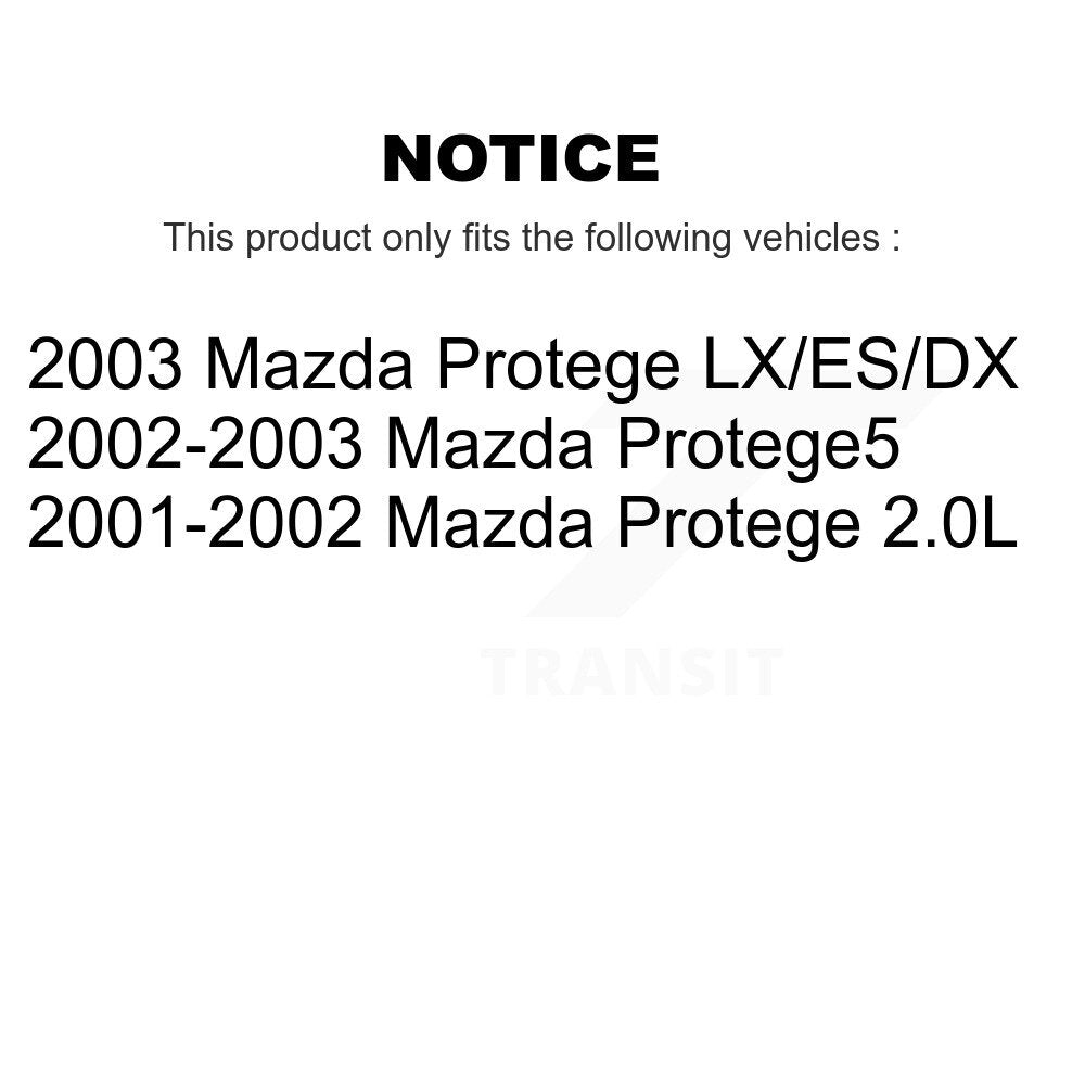 Semi-Metallic Disc Brake Pads Front SIM-893 For Mazda Protege Protege5