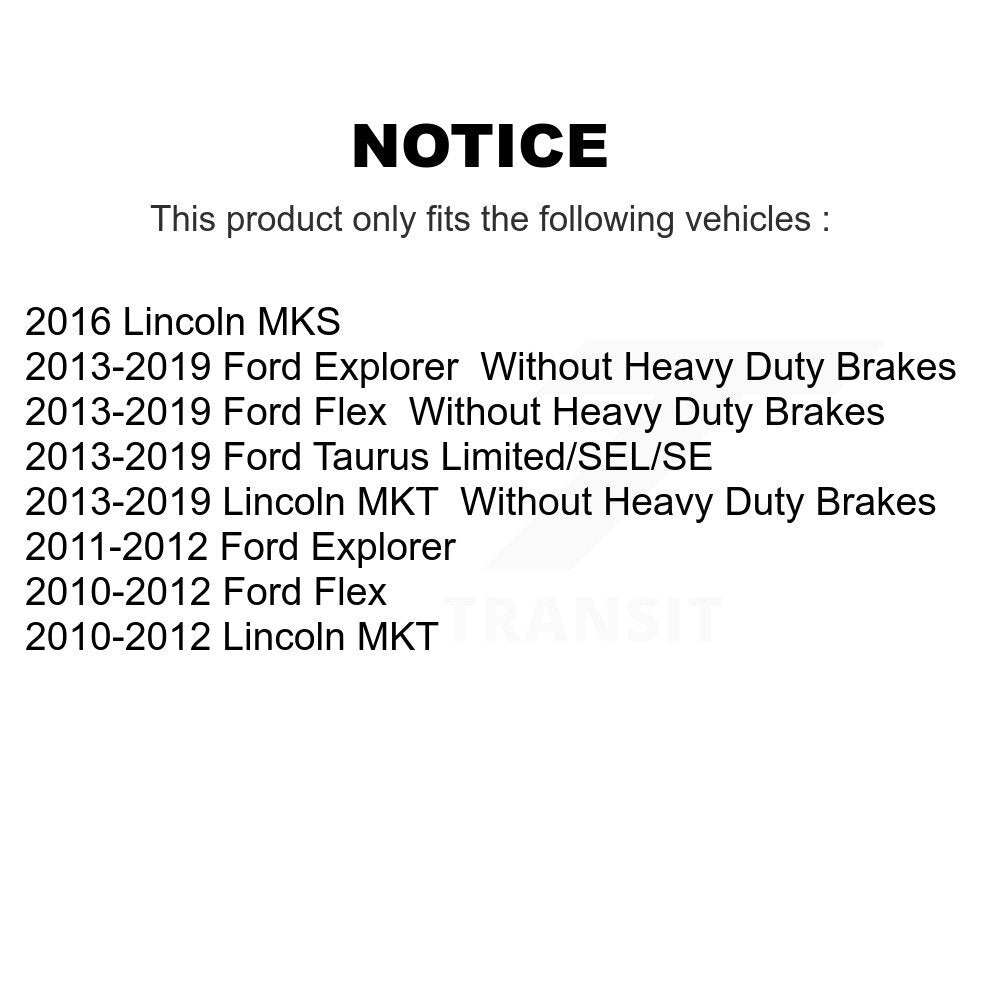 Brake Caliper Rear Right SLC-18B5262 For Ford Explorer Flex Taurus Lincoln MKT