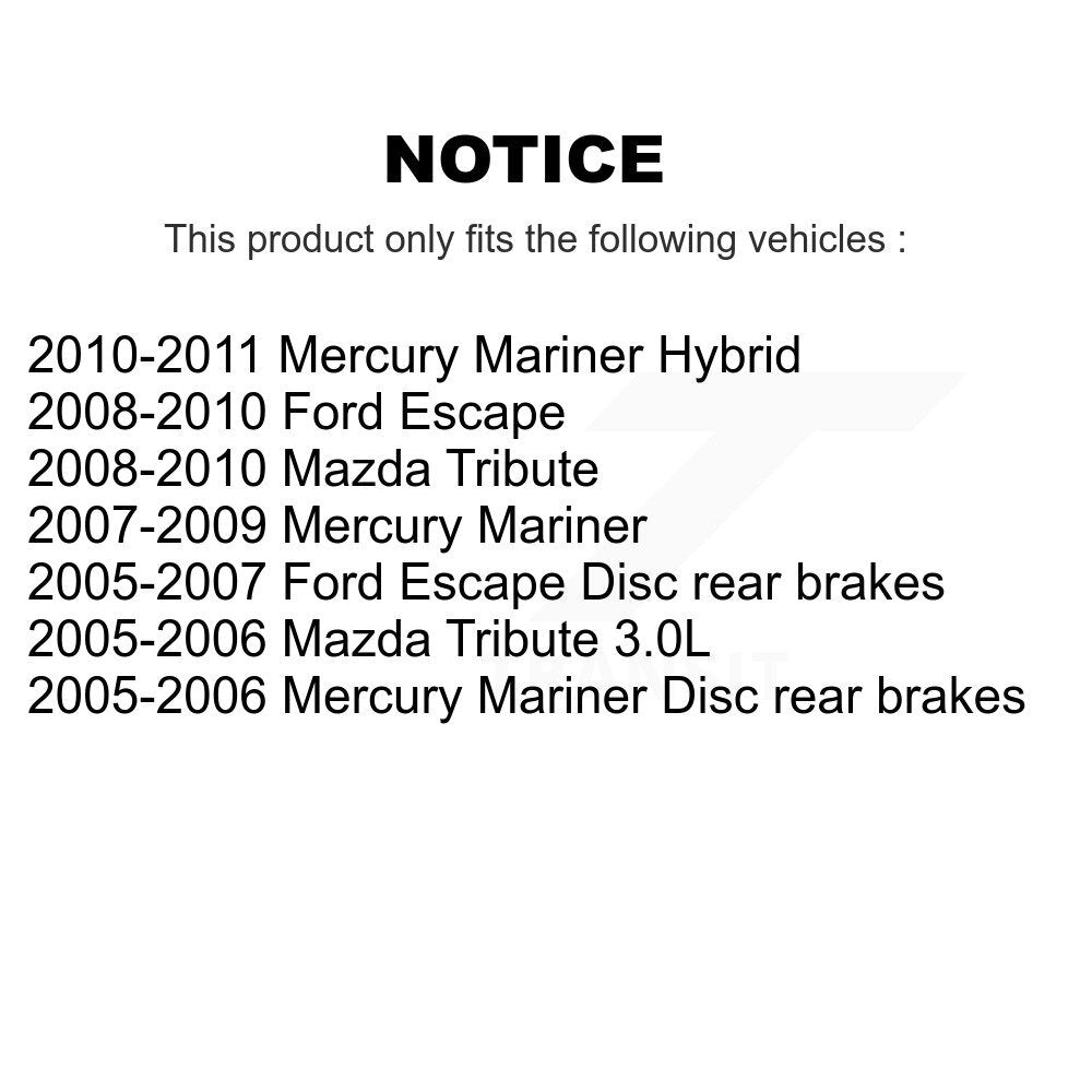 Disc Brake Caliper Front Left SLC-18B5276 For Ford Escape Mazda Tribute Mercury
