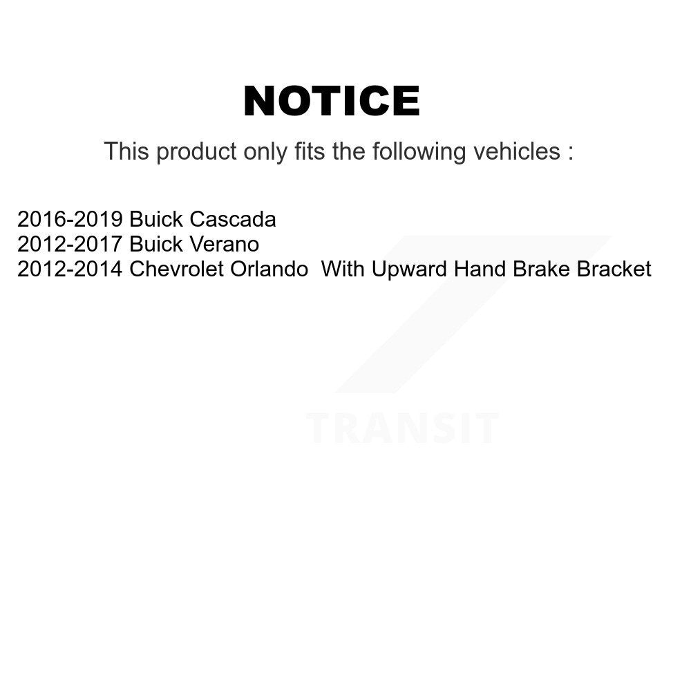 Brake Caliper Rear Left SLC-18B5471A For Buick Verano Chevrolet Orlando Cascada