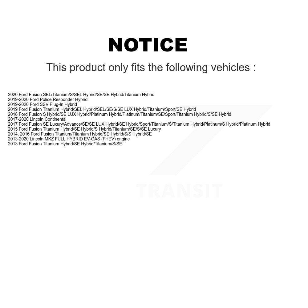 Brake Caliper Rear Left SLC-18B5477 For Ford Fusion Lincoln MKZ Continental SSV