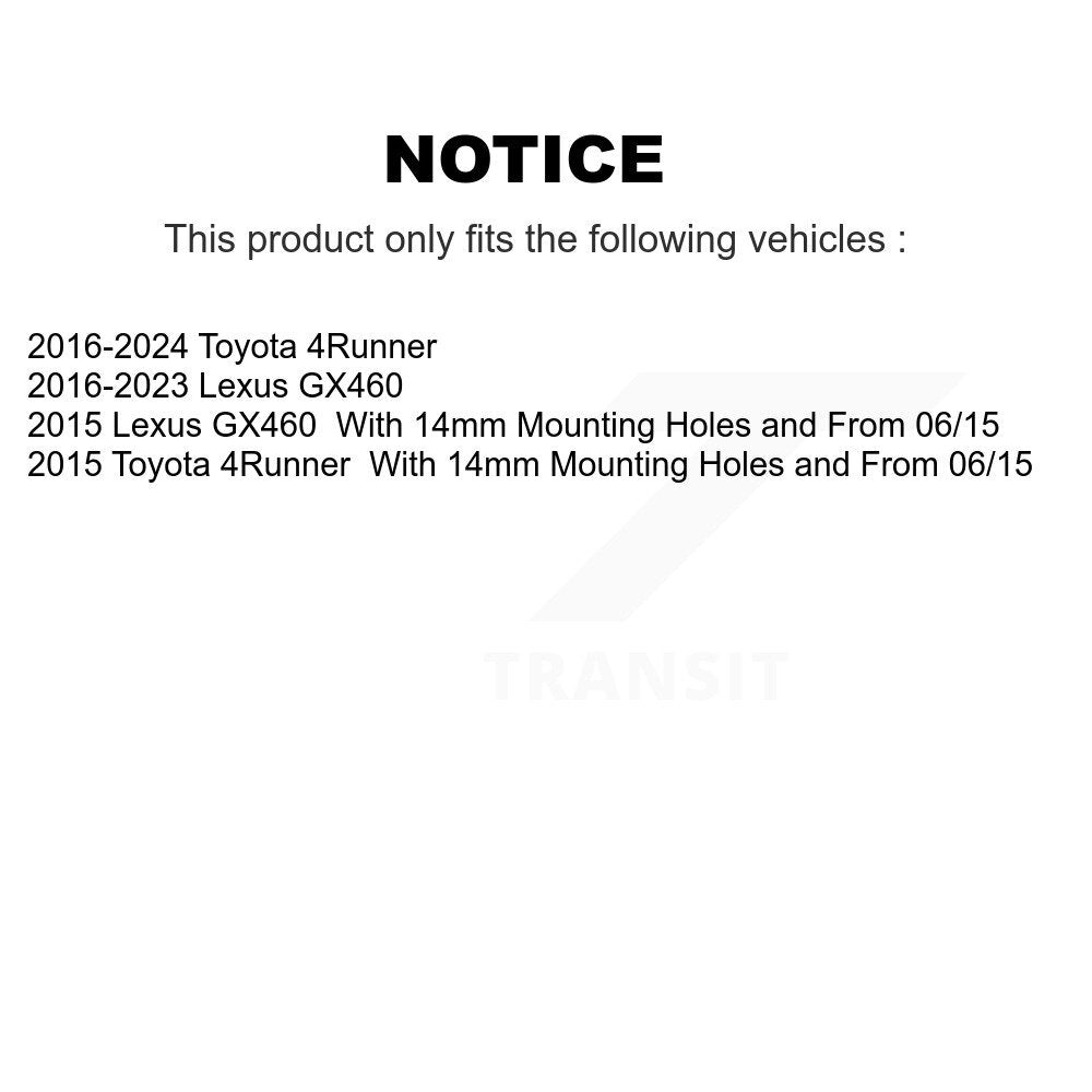 Disc Brake Caliper Front Left SLC-197283 For Toyota 4Runner Lexus GX460