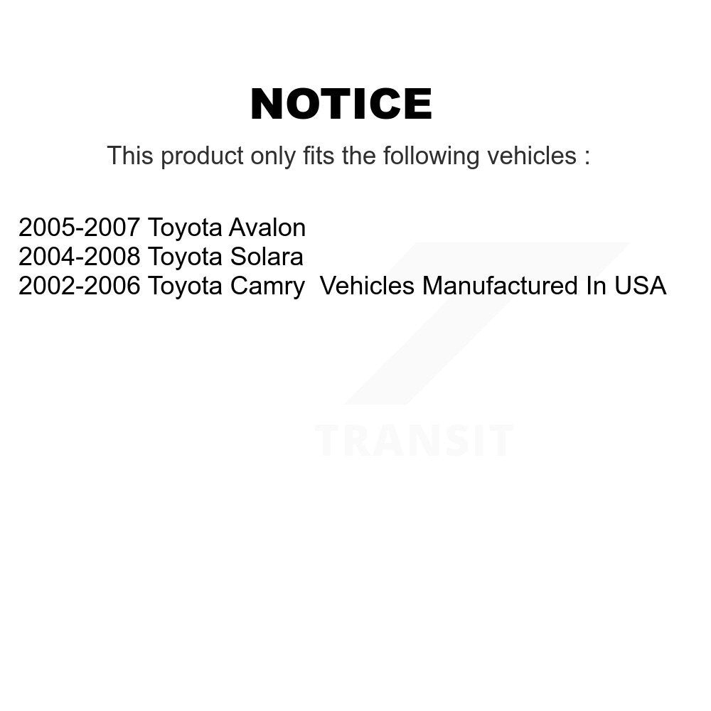 Disc Brake Caliper Rear Right SLC-19B2696 For Toyota Camry Solara Avalon