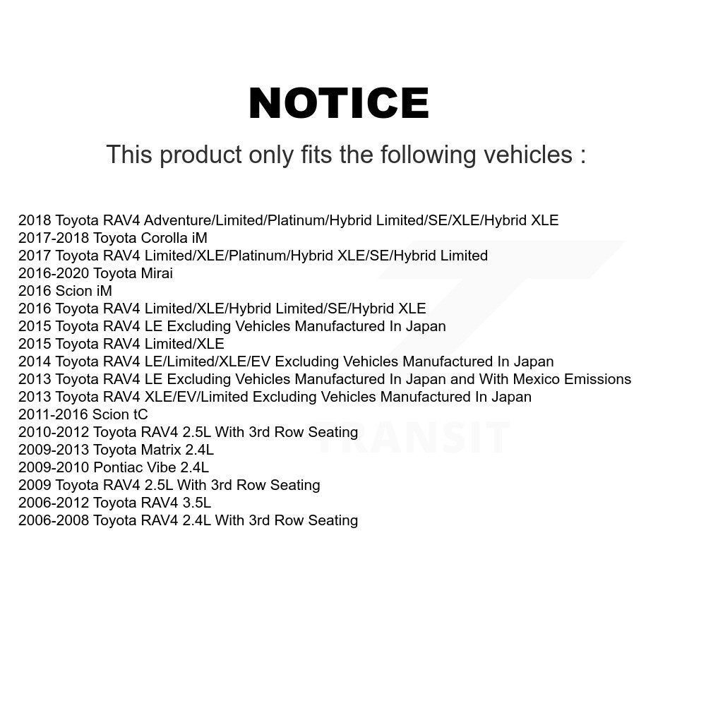 Brake Caliper Front Left SLC-19B3194 For Toyota RAV4 Matrix Pontiac Vibe Scion