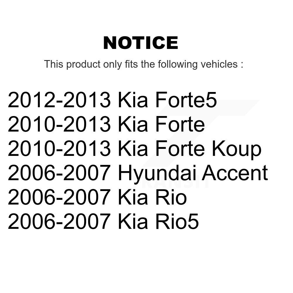 Brake Caliper Rear Right SLC-19B3476 For Kia Forte Hyundai Accent Koup Forte5
