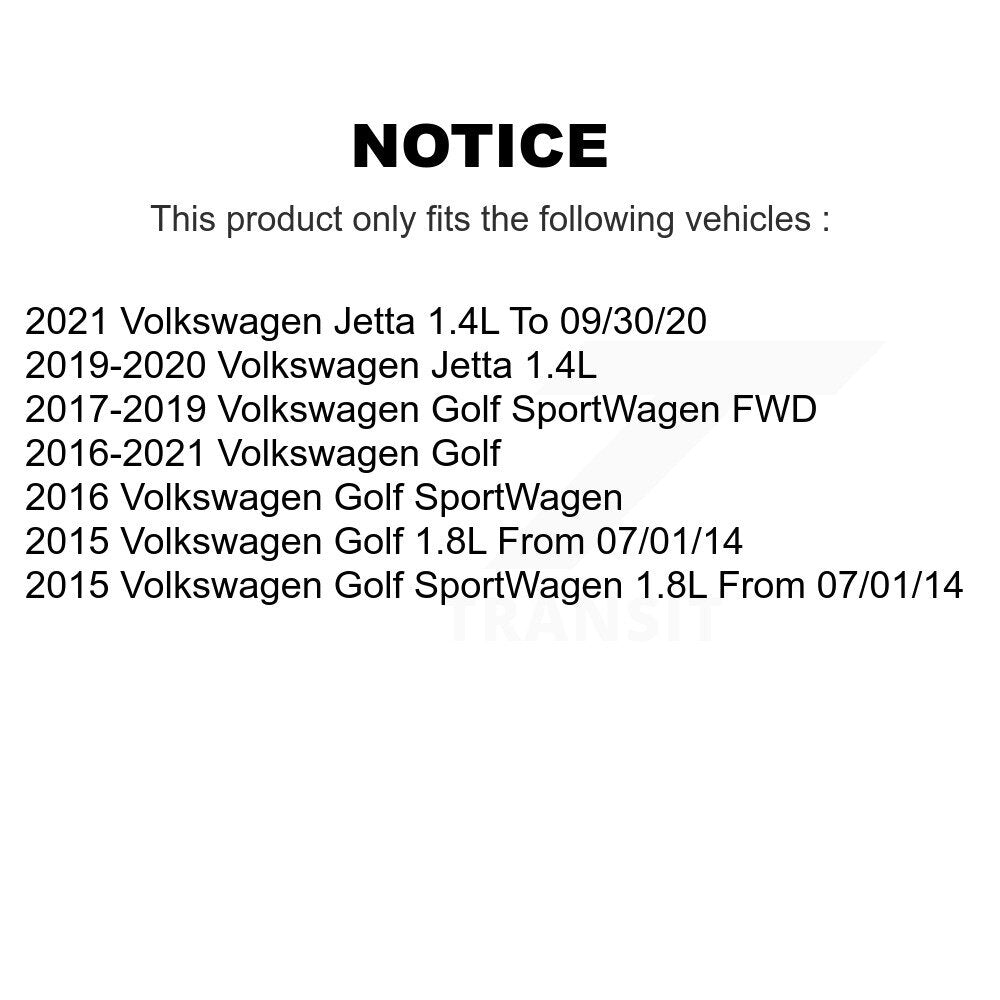 Disc Brake Caliper Front Right SLC-19B7287 For Volkswagen Golf Jetta SportWagen