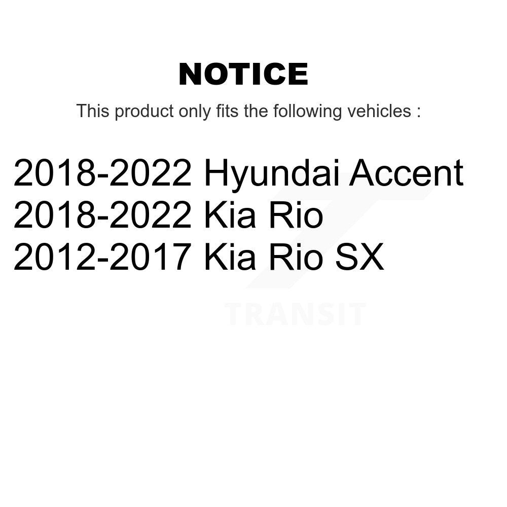 Disc Brake Caliper Front Left SLC-SCB5103A For Kia Rio Hyundai Accent