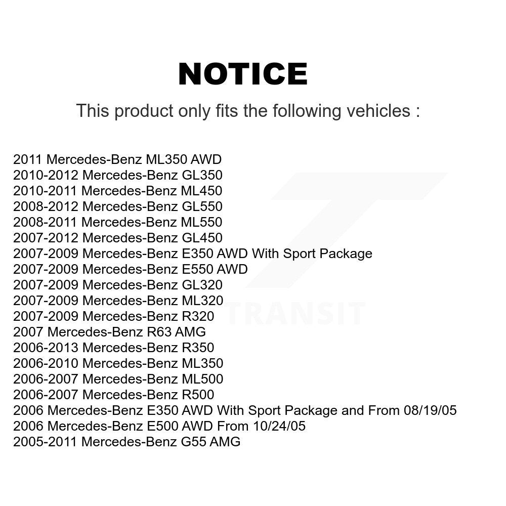 Ceramic Disc Brake Pads Front TEC-1123 For Mercedes-Benz ML350 ML320 E350 GL350