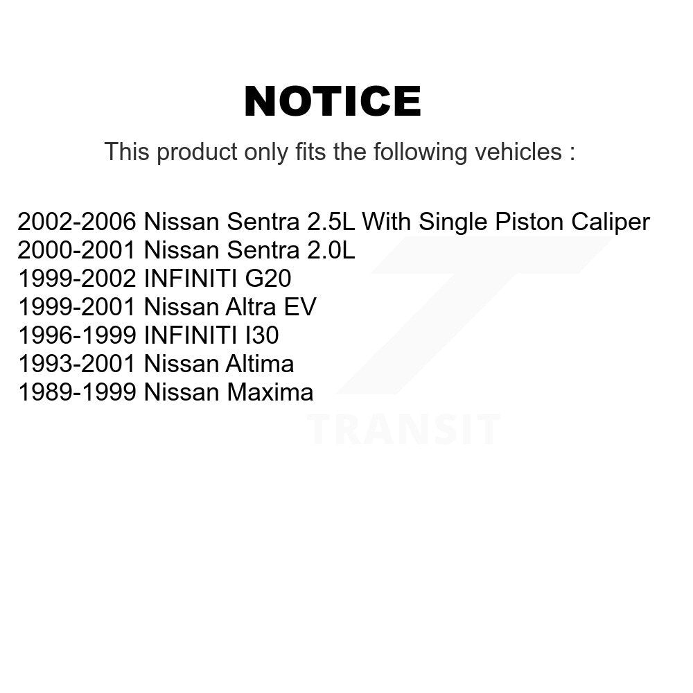 Ceramic Disc Brake Pads Front TEC-653 For Nissan Sentra Altima Maxima INFINITI