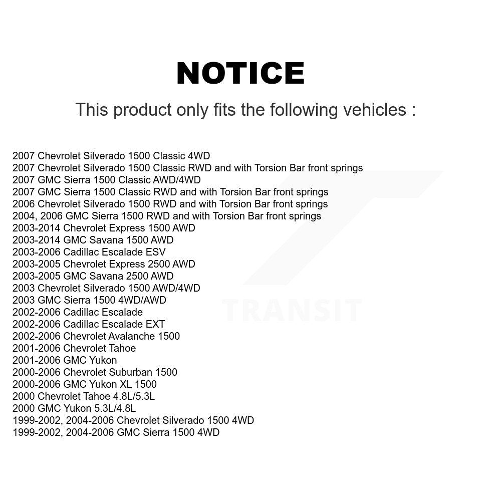 Suspension Control Arm Ball Joint Assembly Front Left Lower TOR-CK620381 For GMC