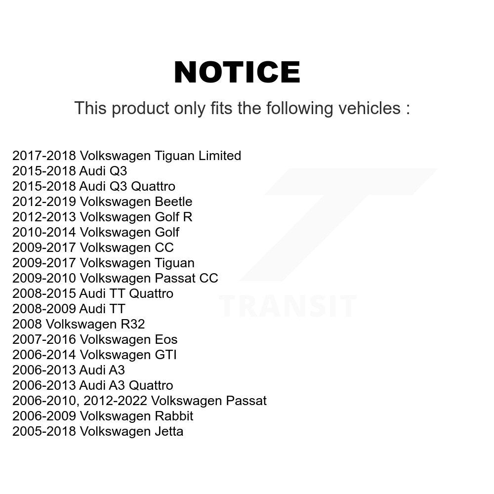 Suspension Control Arm Rear Lower Rearward TOR-CK642309 For Volkswagen Jetta GTI