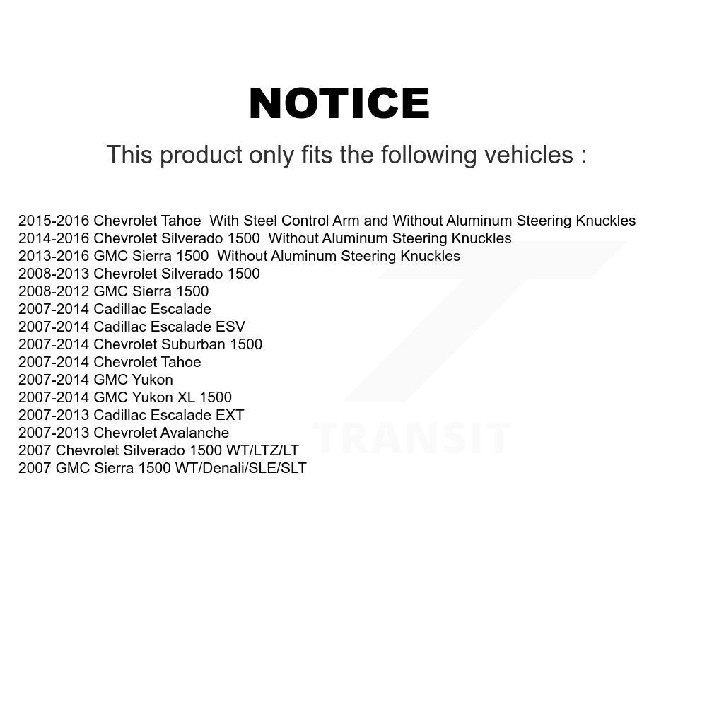 Suspension Control Arm Ball Joint Assembly Front Left Upper TOR-CK80669 For GMC