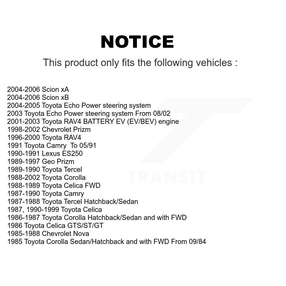 Steering Tie Rod End Front Outer TOR-ES2382 For Toyota Echo Corolla RAV4 Celica