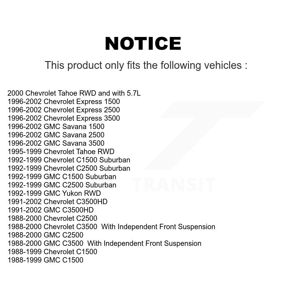 Steering Tie Rod End Front Inner TOR-ES2837RL For C1500 Chevrolet GMC C2500 3500