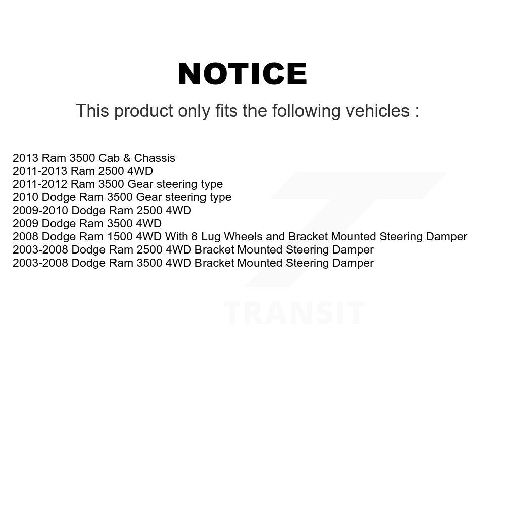 Steering Tie Rod End Front Left Outer TOR-ES800532 For Dodge Ram 3500 2500 1500