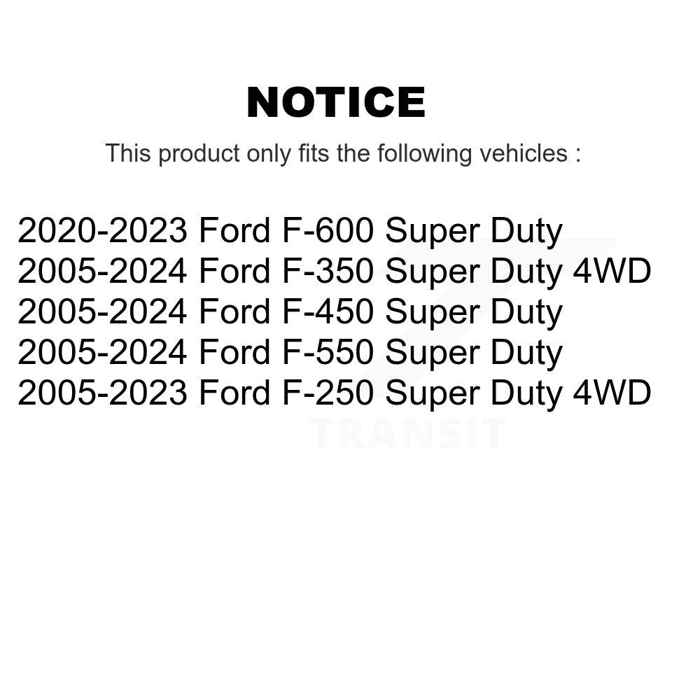 Steering Tie Rod End Front Left Outer TOR-ES800881 For Ford F-350 Super Duty