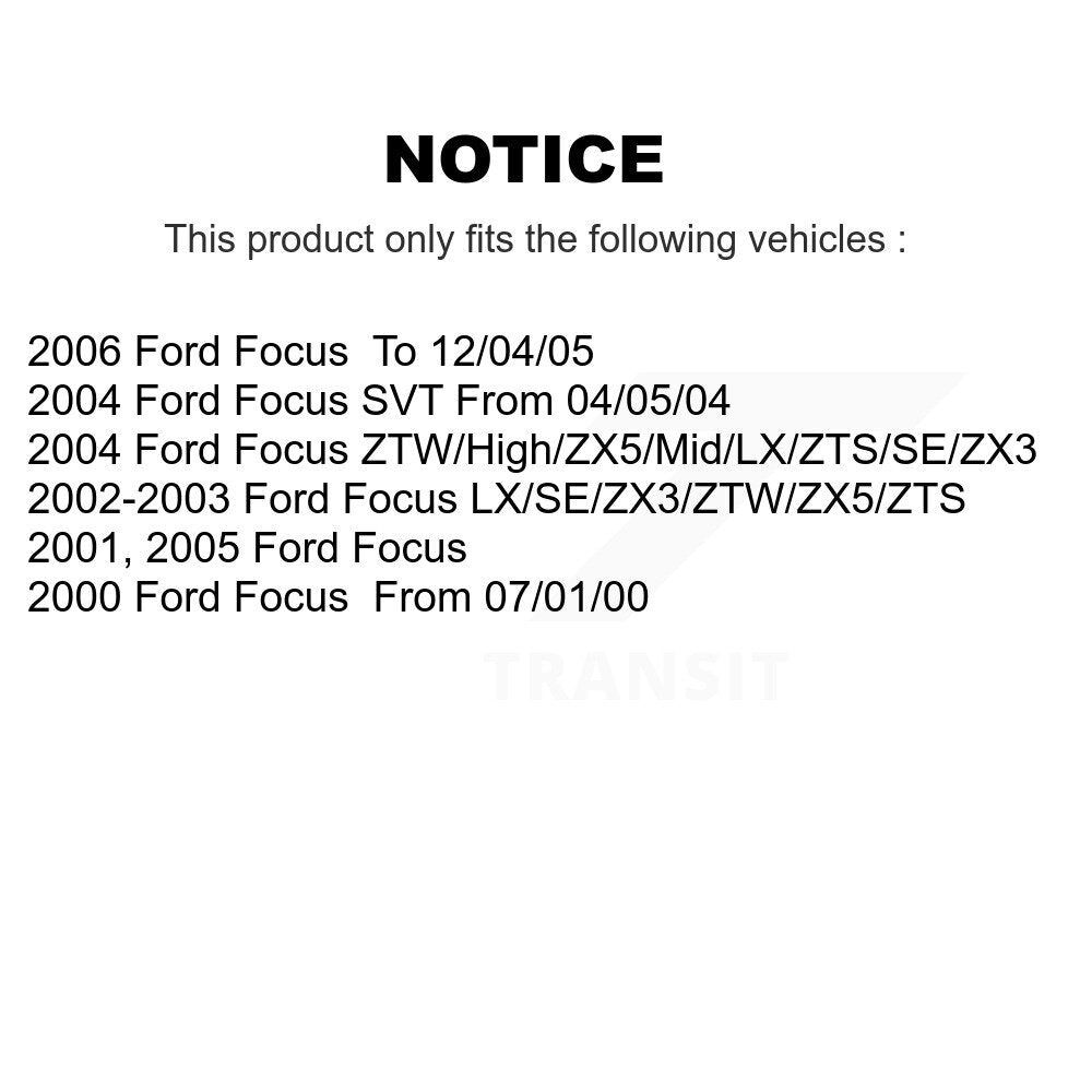 Steering Tie Rod End Front Inner TOR-EV419 For Ford Focus