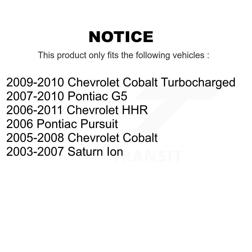 Suspension Control Arm Bushing Rear Lower TOR-K200522 For Chevrolet Cobalt G5