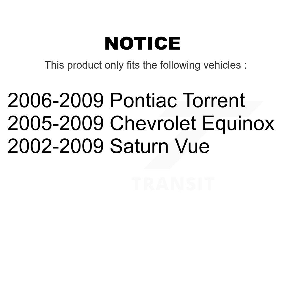 Suspension Trailing Arm Bushing Rear TOR-K201302 For Chevrolet Equinox Pontiac