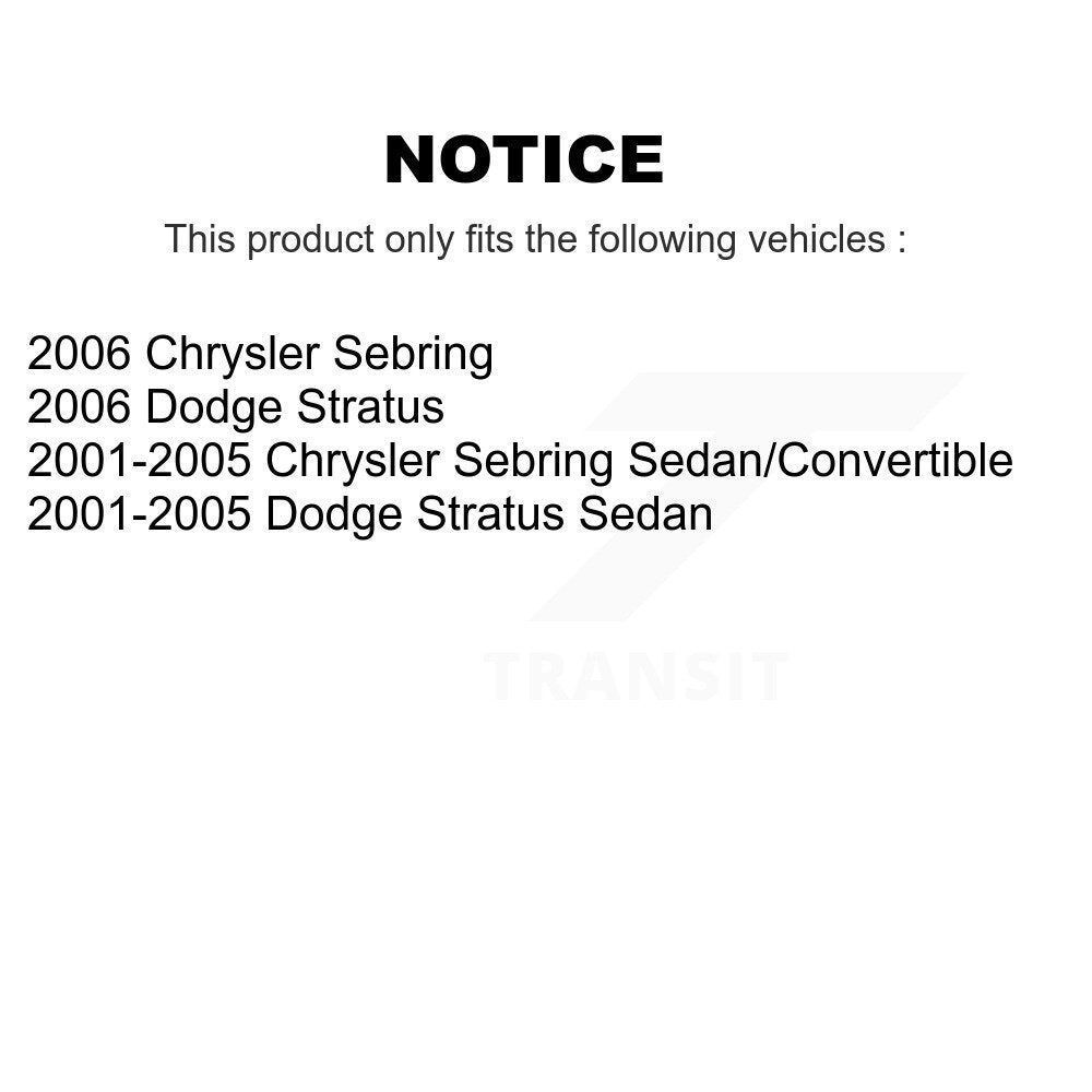 Suspension Ball Joint Upper TOR-K7346 For Chrysler Sebring Dodge Stratus