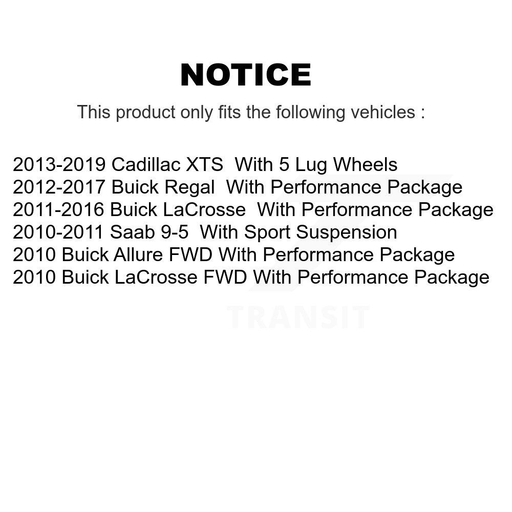Suspension Stabilizer Bar Link Kit Front TOR-K750400 For Buick LaCrosse Regal