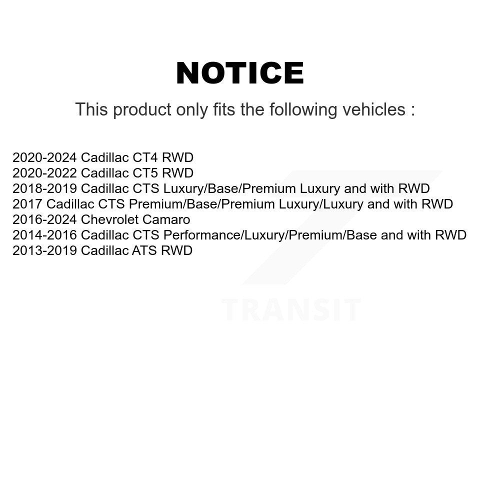 Suspension Stabilizer Bar Link Kit Front Left TOR-K750672 For Cadillac Chevrolet