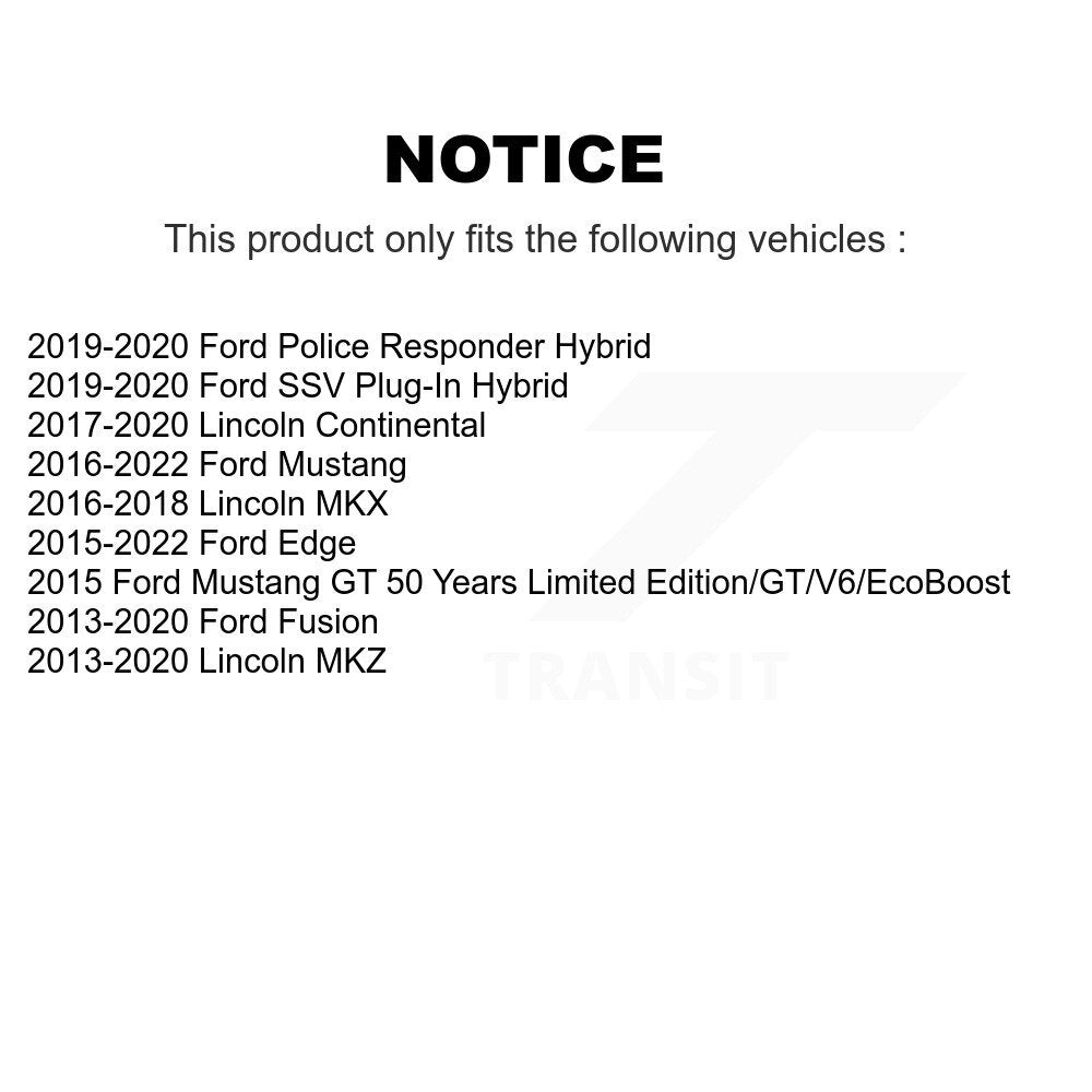Suspension Stabilizer Bar Link Kit Rear TOR-K750744 For Ford Edge Fusion Mustang