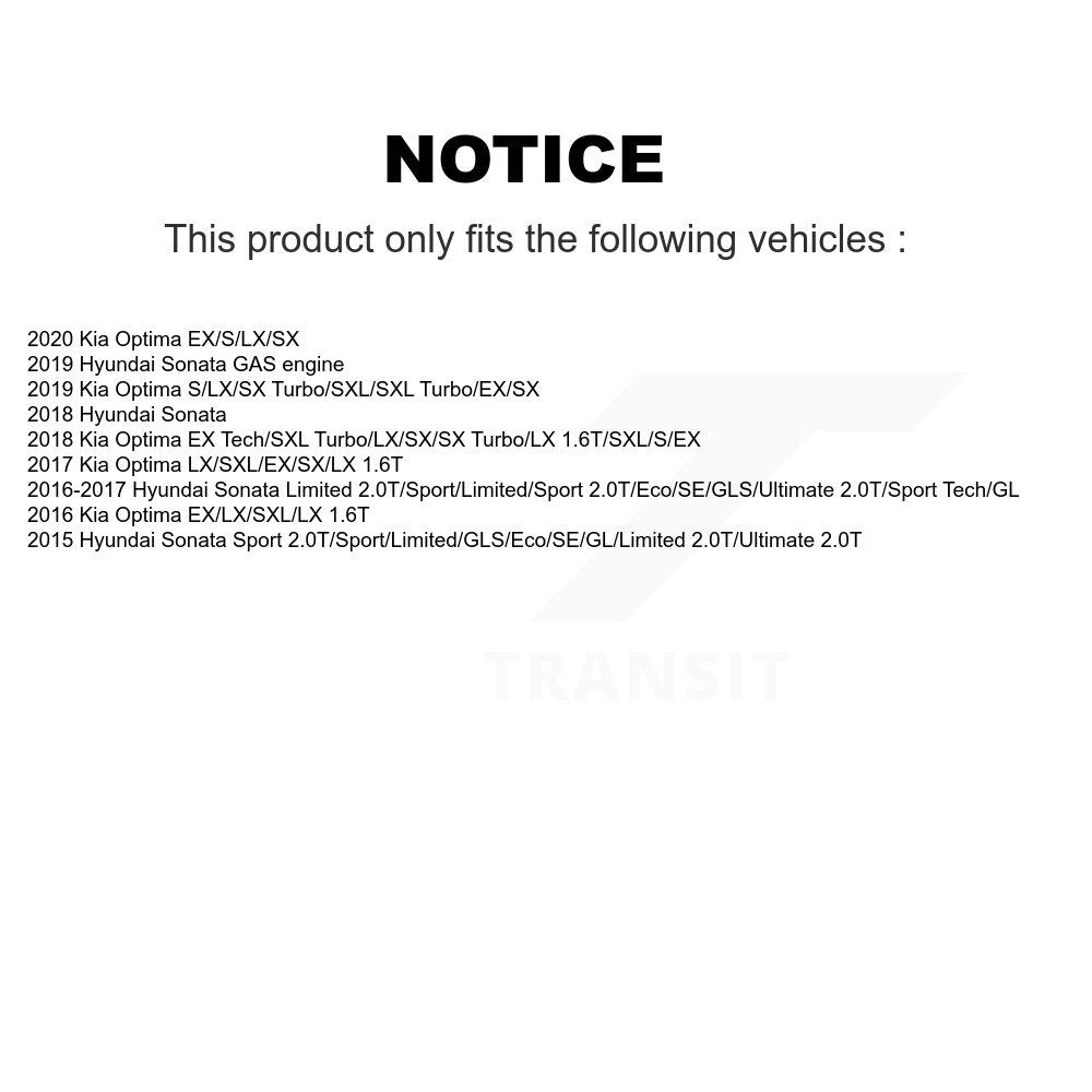 Suspension Stabilizer Bar Link Kit Front Left TOR-K750792 For Hyundai Sonata Kia