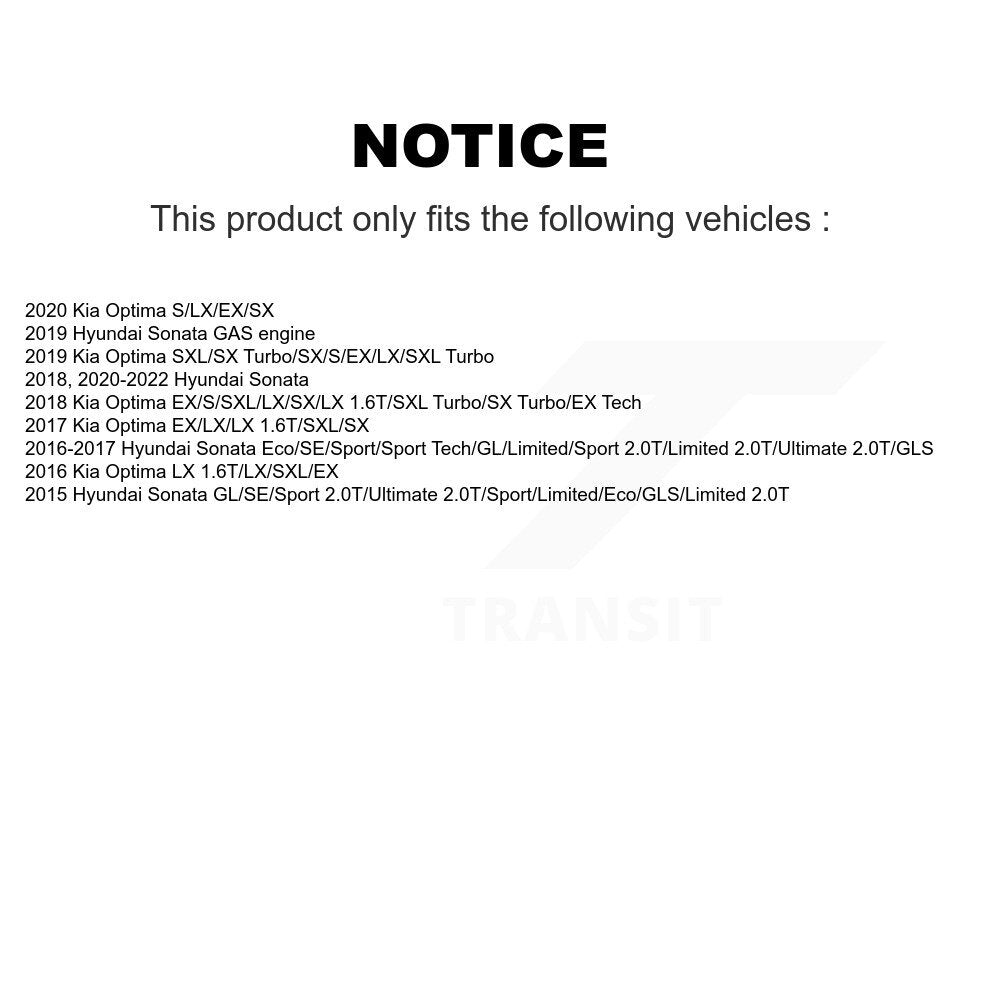 Suspension Stabilizer Bar Link Kit Front Right TOR-K750793 For Hyundai Sonata