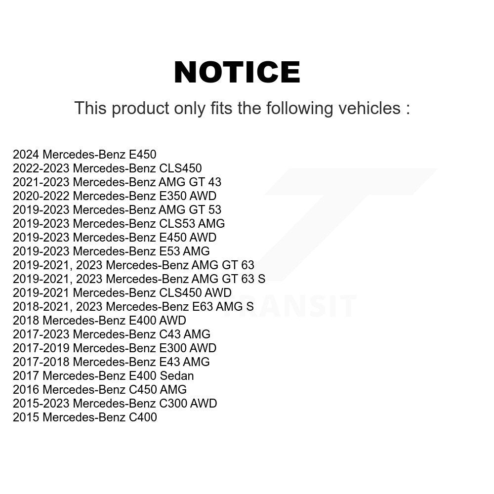 Suspension Stabilizer Bar Link Kit Front Right TOR-K750915 For Mercedes-Benz C43