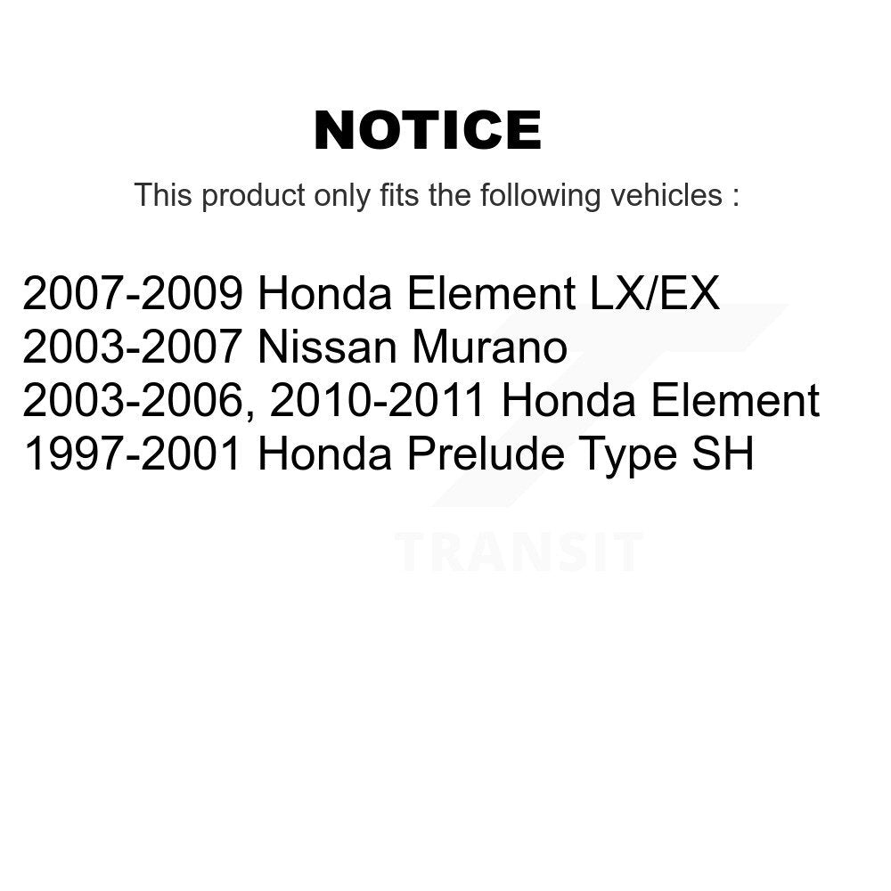 Suspension Stabilizer Bar Link Kit TOR-K80466 For Honda Element Nissan Murano