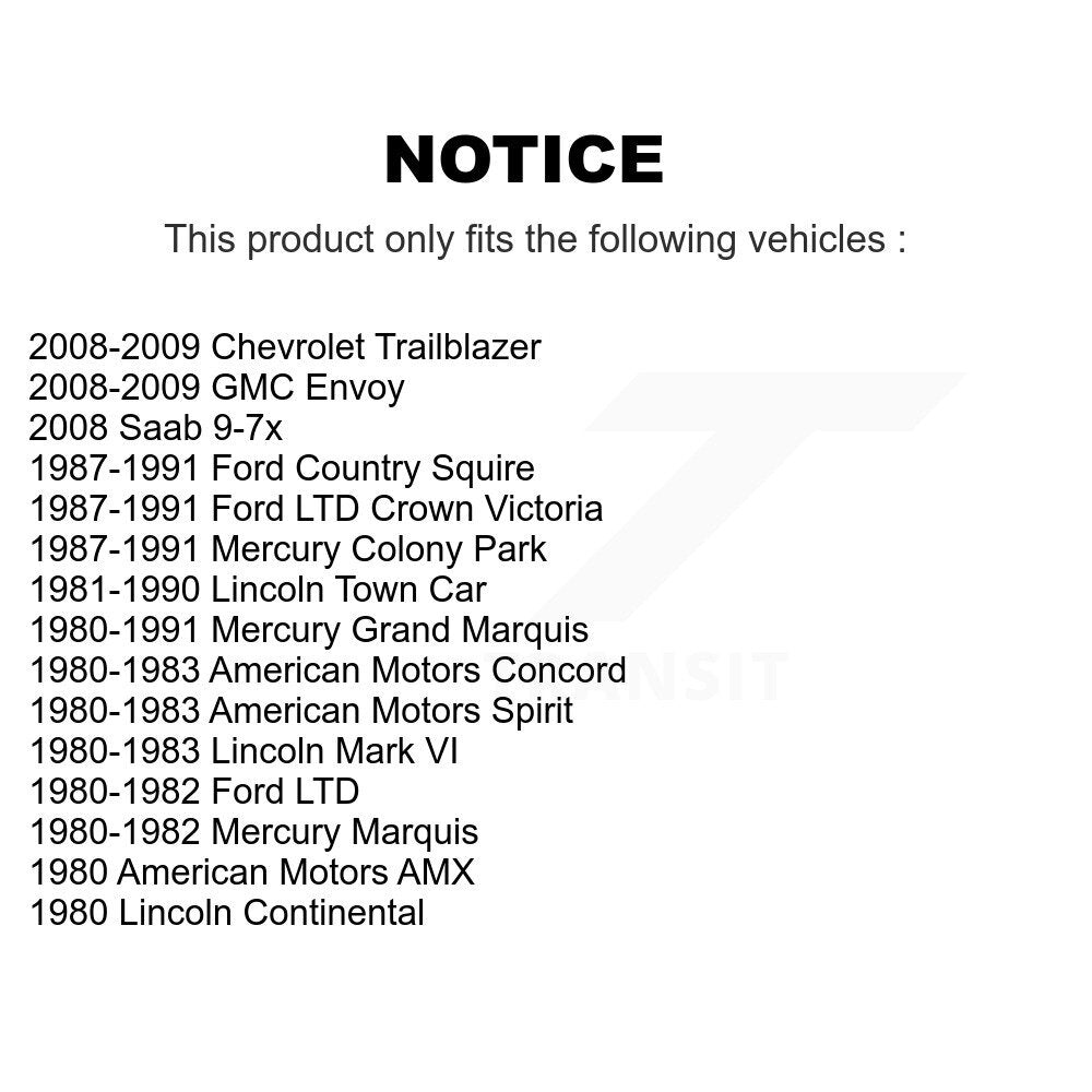 Suspension Stabilizer Bar Link Kit Front TOR-K8266 For Chevrolet Trailblazer GMC