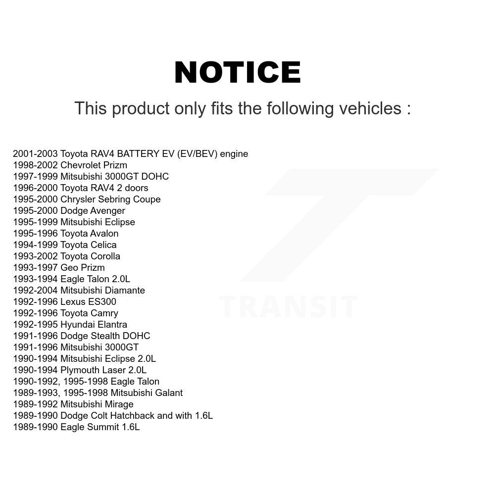 Suspension Stabilizer Bar Link Kit TOR-K90124 For Toyota Corolla RAV4 Camry Colt