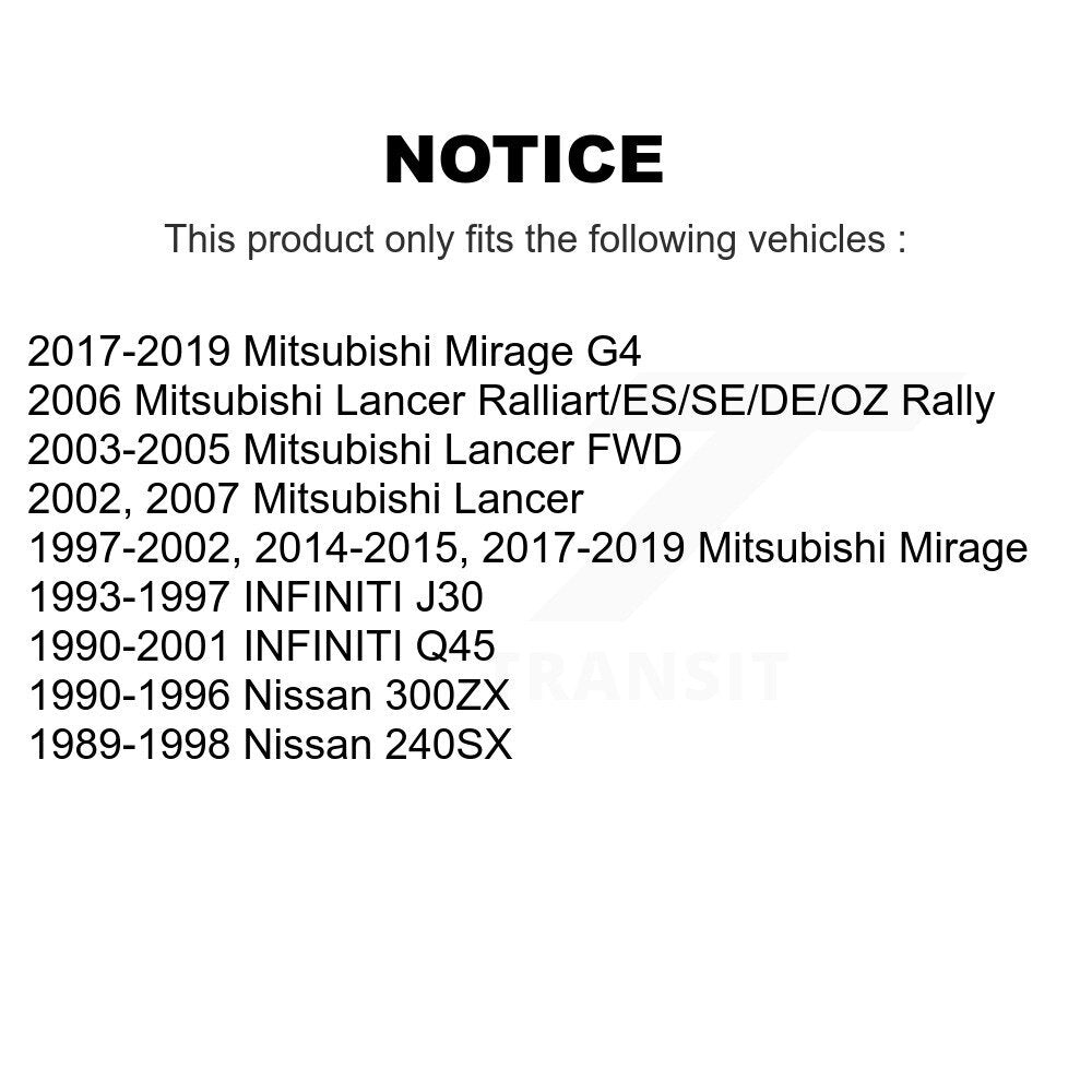 Suspension Stabilizer Bar Link Kit TOR-K90247 For Mitsubishi Mirage Lancer 240SX