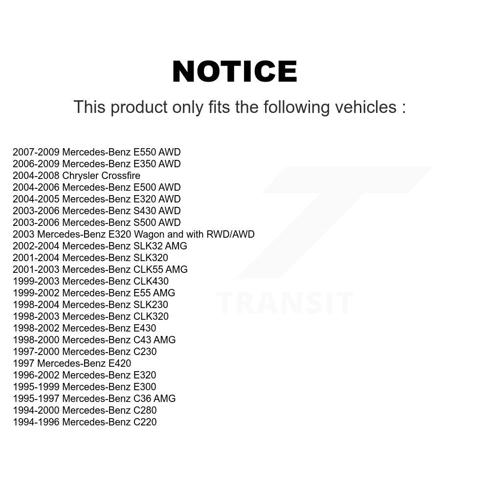 Suspension Ball Joint Front Lower TOR-K9918 For Mercedes-Benz E320 Chrysler E350