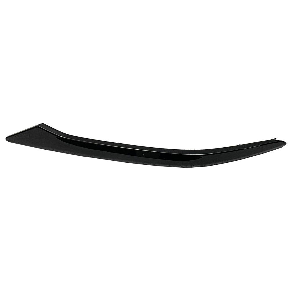 Front Left Front Driver Side Bumper Cover Molding [below Fog Lamp] For 3.5 Liter Models [except Type S] Painted Gloss Black 2022-2024 Acura Mdx