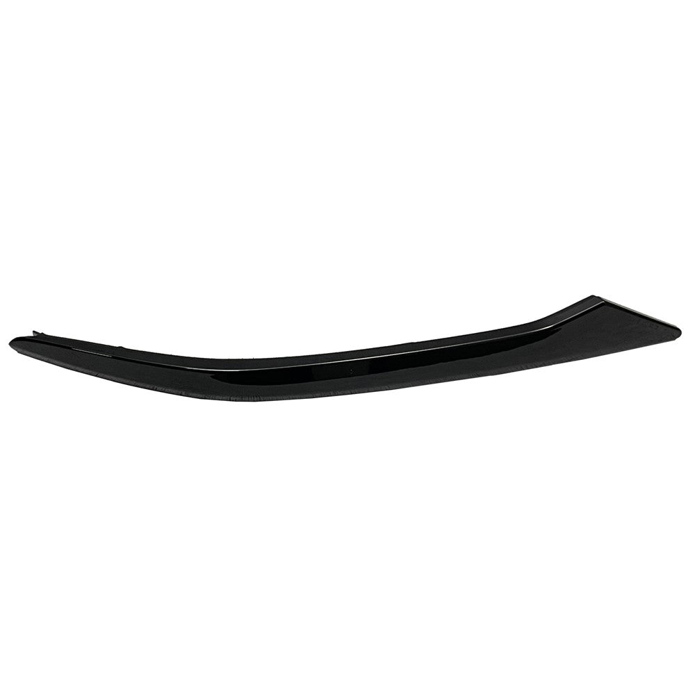 Front Right Front Passenger Side Bumper Cover Molding [below Fog Lamp] For 3.5 Liter Models [except Type S] Painted Gloss Black 2022-2024 Acura Mdx