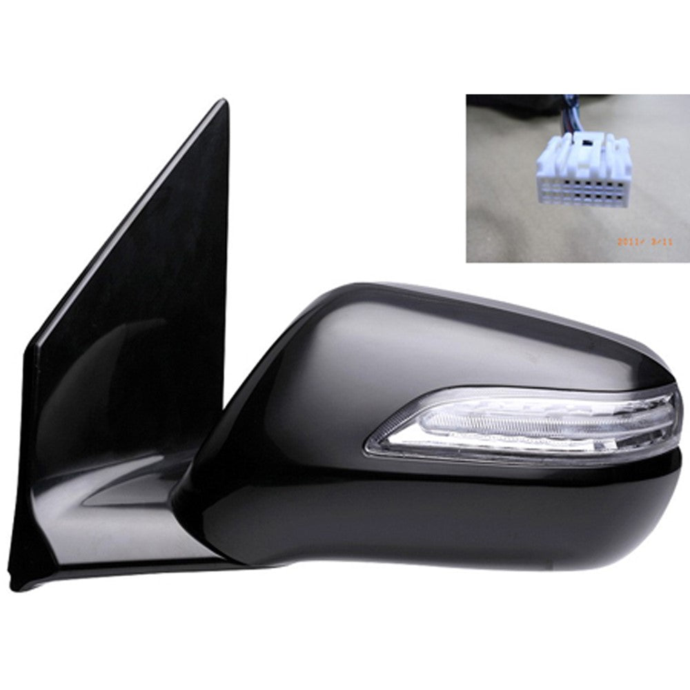 Left Driver Side Power Door Mirror 2007-2008 Acura Mdx