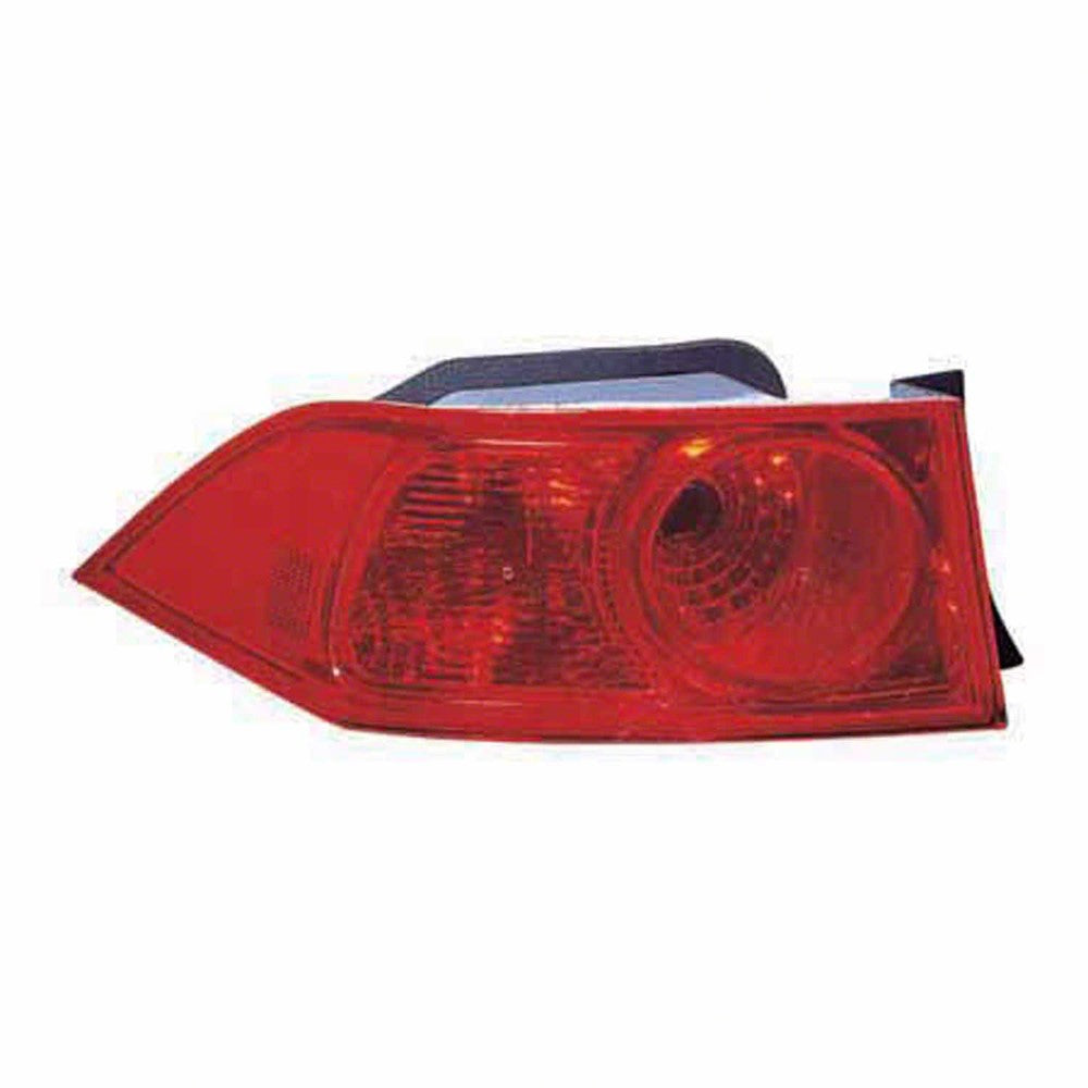 Rear Left Driver Side Outer Tail Light Lens And Housing 2006-2008 Acura Tsx