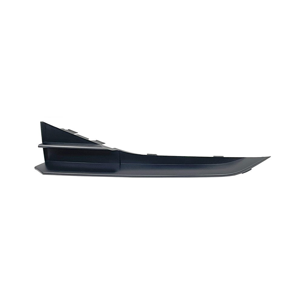 Front Left Front Driver Side Lower Bumper Cover Molding [below Grille] Textured Black 2019-2024 Audi Q3