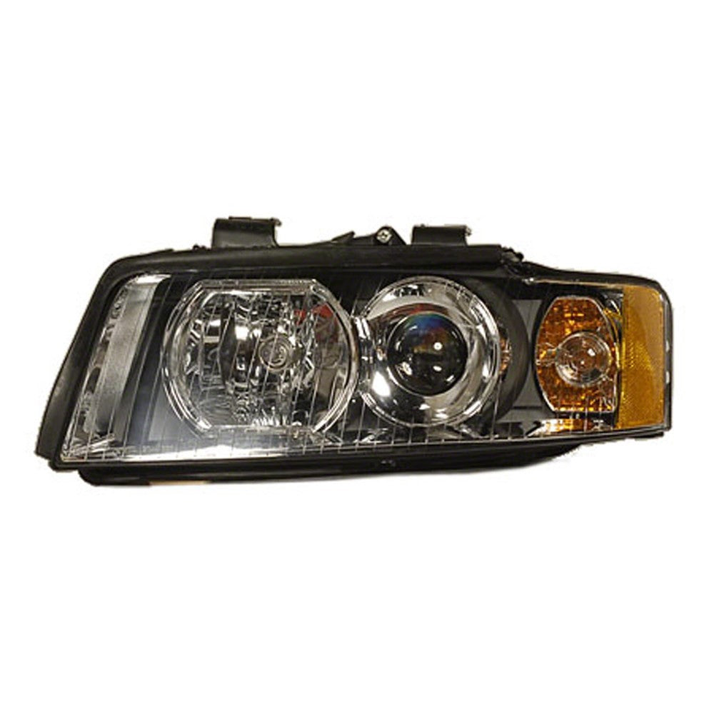 Front Left Driver Side Halogen Headlight Lens And Housing 2002-2005 Audi A4, A4 Quattro, S4