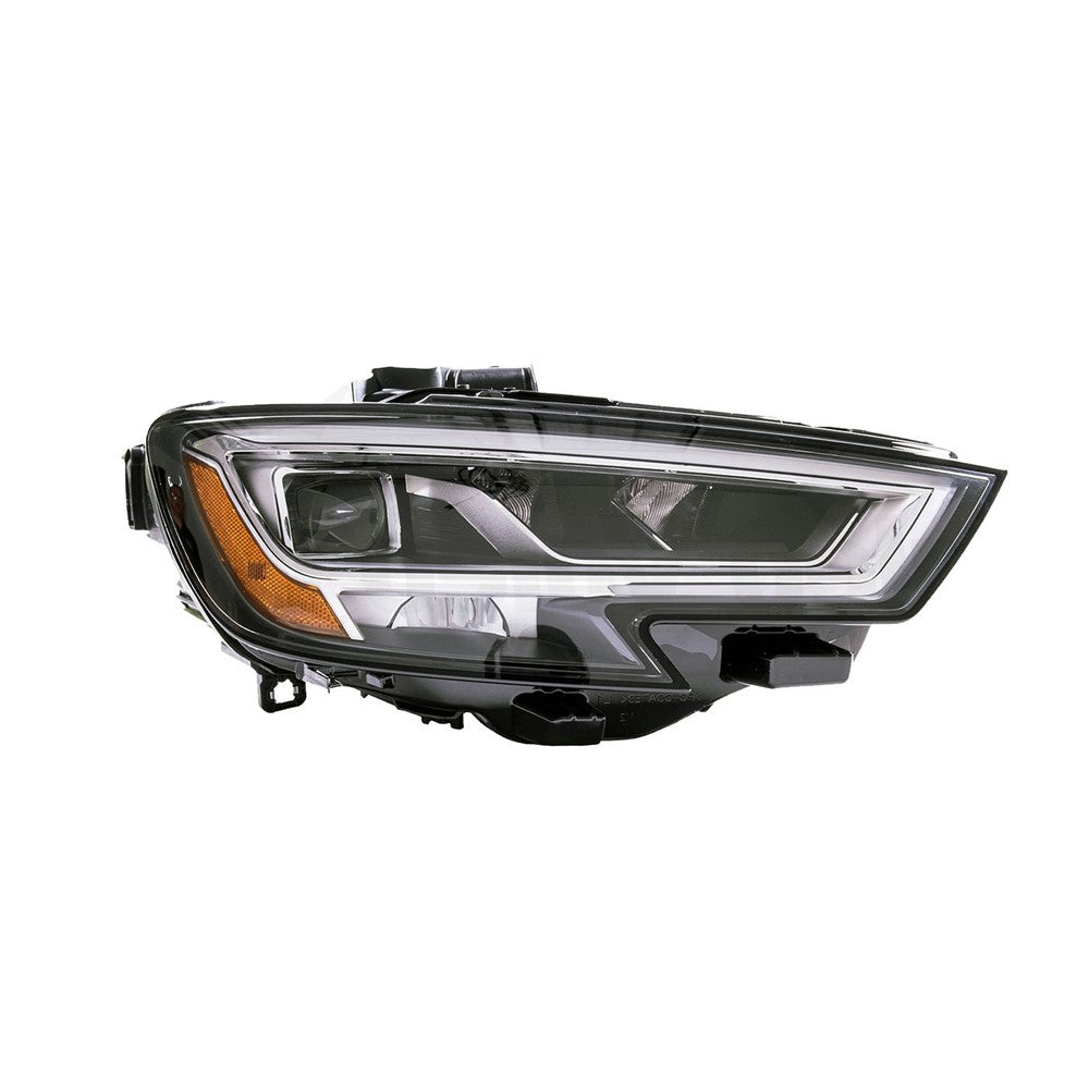 Front Right Passenger Side Led Headlight Lens And Housing 2017-2020 Audi A3, A3 Quattro, S3