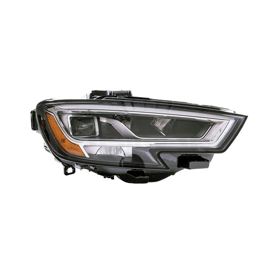 Front Right Passenger Side Led Headlight Lens And Housing 2017-2020 Audi A3, A3 Quattro, S3