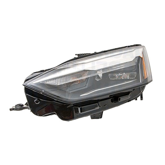 Front Right Passenger Side Single Led Headlight Assembly 2020-2022 Audi A5 Quattro, A5 Sportback, S5, S5 Sportback