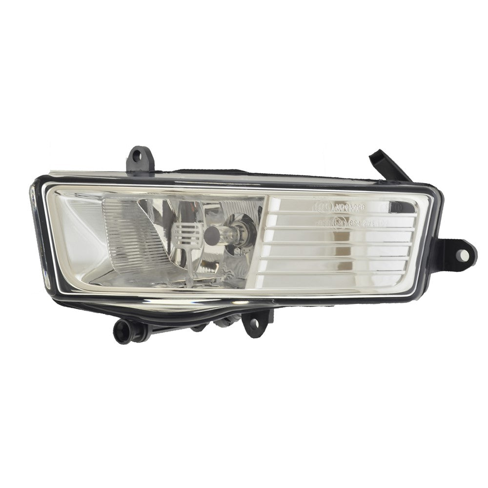 Front Right Passenger Side Rectangular Halogen Fog Light Assembly 2009-2011 Audi A6, A6 Quattro