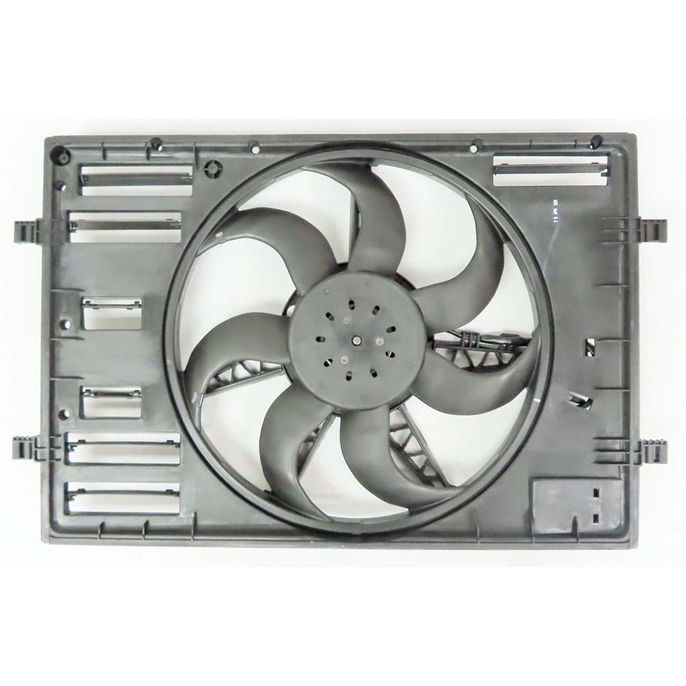 Radiator And Condenser Fan Assembly With One Big Fan 2016-2018 Audi A3 Sportback E-Tron