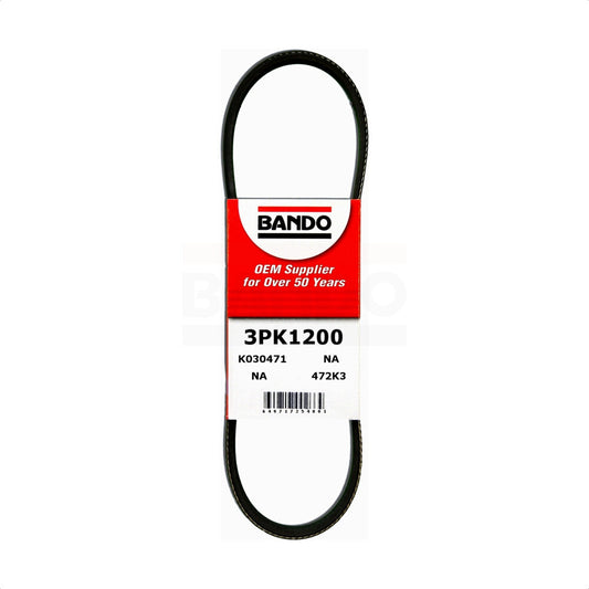 Accessory Drive Belt Power Steering BAN-3PK1200 For 2010-2011 Toyota Camry 2.5L