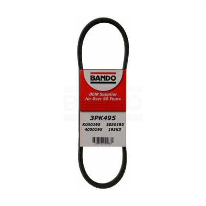 Accessory Drive Belt BAN-3PK495 For Chevrolet Tracker Suzuki Vitara Sidekick