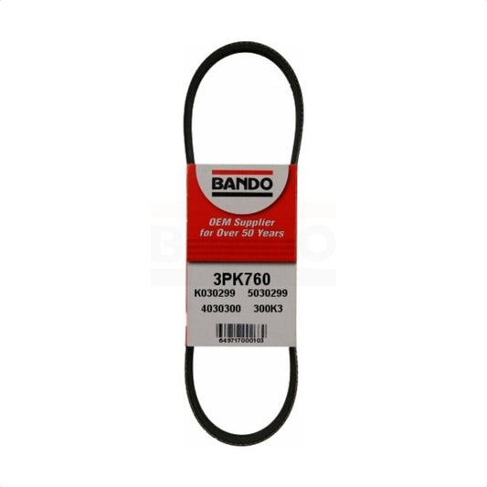 Accessory Drive Belt BAN-3PK760 For Toyota Camry RAV4 Celica Honda Civic Mazda