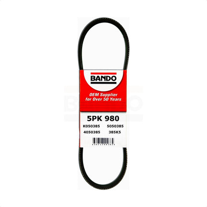 Accessory Drive Belt BAN-5PK980 For Toyota Corolla Jaguar BMW XJS M5 Vanden Plas